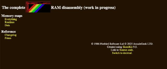 The Skoolkit game introduction page